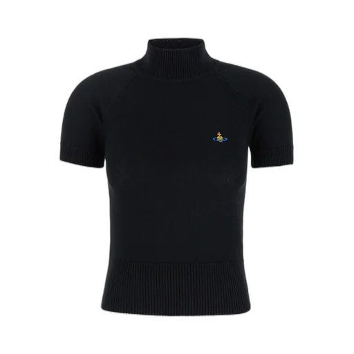 Vivienne Westwood Orb Embroidered Knitted Top