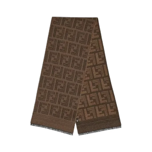 Fendi Ff Monogrammed Scarf