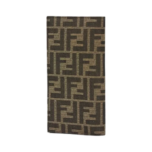 Fendi Ff Jacquard Bi-Fold Wallet