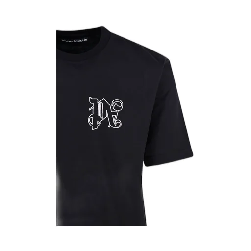 Palm Angels Pa Logo Detailed Crewneck T-Shirt