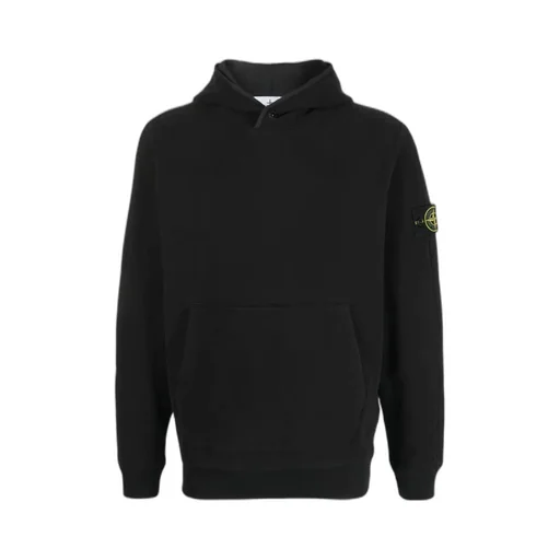 Stone Island Compass Patch Long-Sleeved Hoodie
