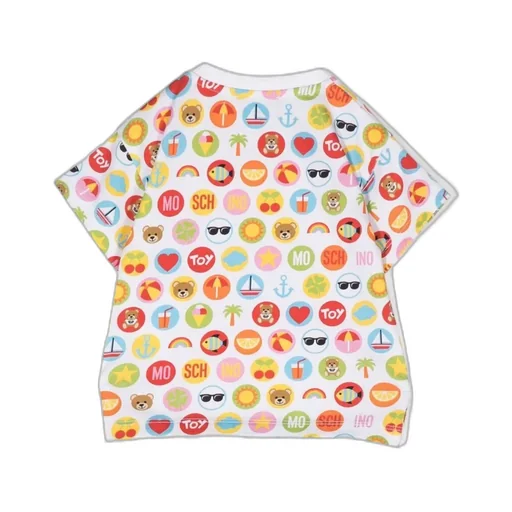 Moschino Kids Motif-Printed Crewneck T-Shirt