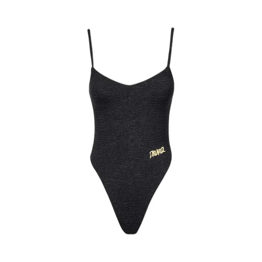 Textured Logo-Embroidered Swimsuit