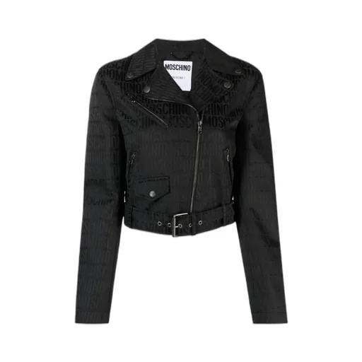 Cropped Zip-Fastening Jacket