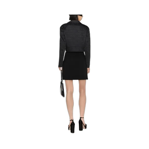 Cropped Zip-Fastening Jacket