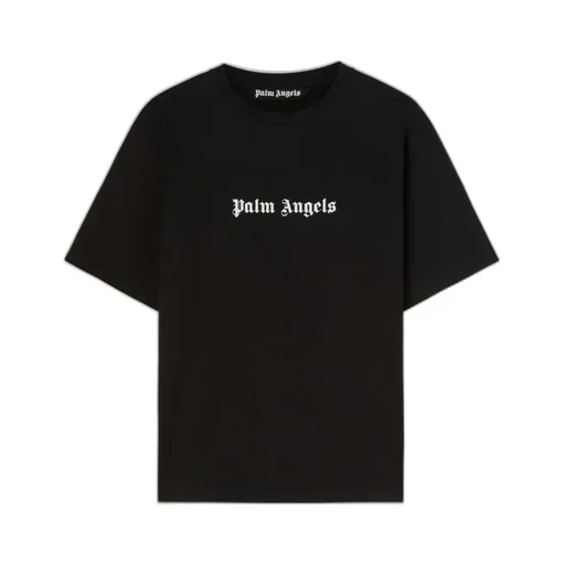 Palm Angels Logo Printed Crewneck T-Shirt