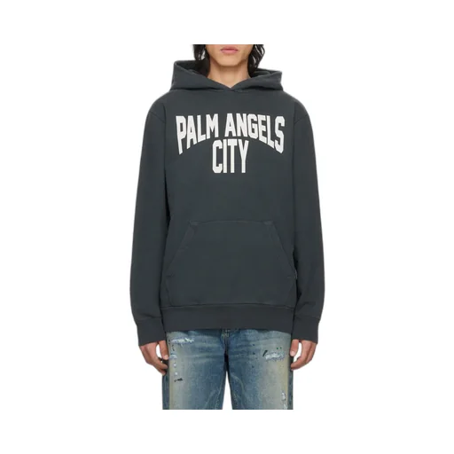 Palm Angels Logo Printed Hoodie