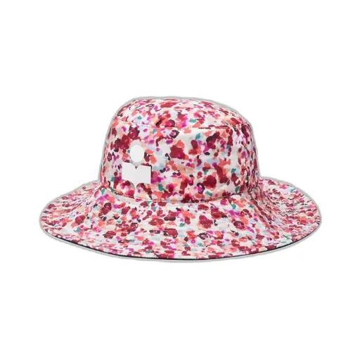 Isabel Marant Allover Graphic Printed Drawstring Bucket Hat