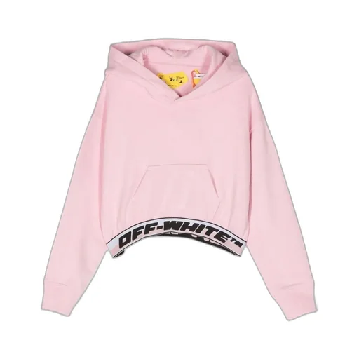 Logo-Waistband Detail Hoodie