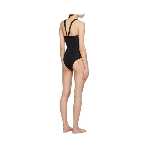 Blumarine Halterneck Asymmetric Swimsuit