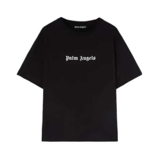 Palm Angels Logo Printed Crewneck T-Shirt