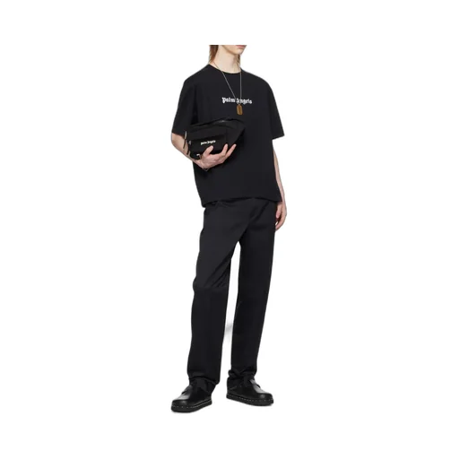 Palm Angels Logo Printed Crewneck T-Shirt