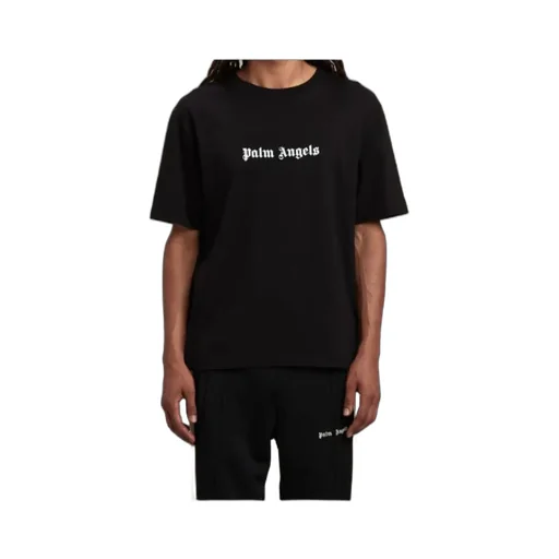 Palm Angels Logo Printed Crewneck T-Shirt