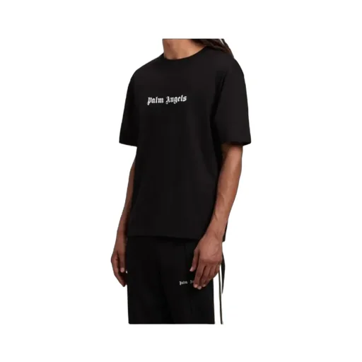 Palm Angels Logo Printed Crewneck T-Shirt