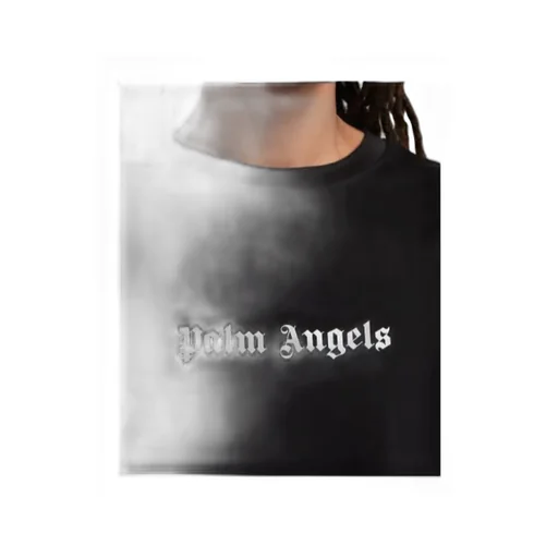 Palm Angels Logo Printed Crewneck T-Shirt