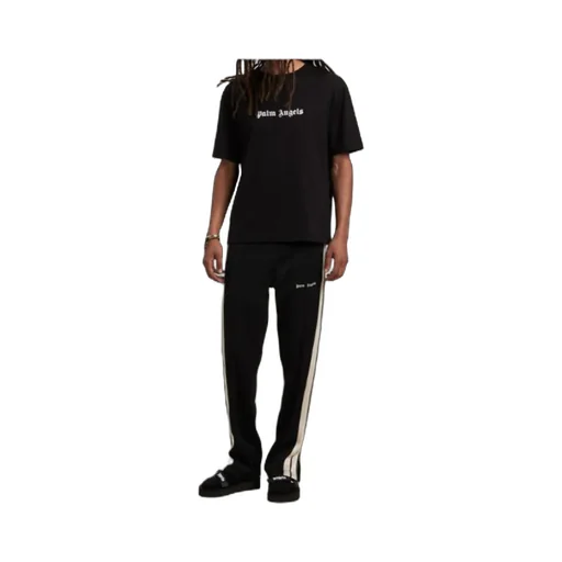 Palm Angels Logo Printed Crewneck T-Shirt
