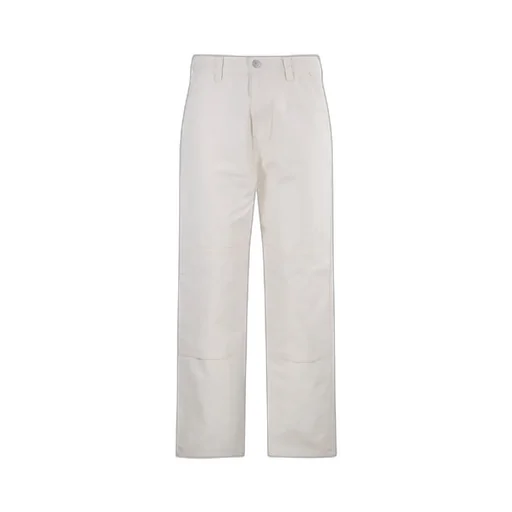 Stone Island Logo-Printed Mid-Rise Trousers