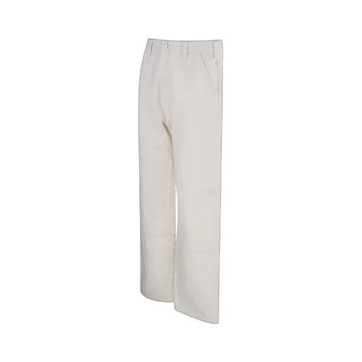 Stone Island Logo-Printed Mid-Rise Trousers