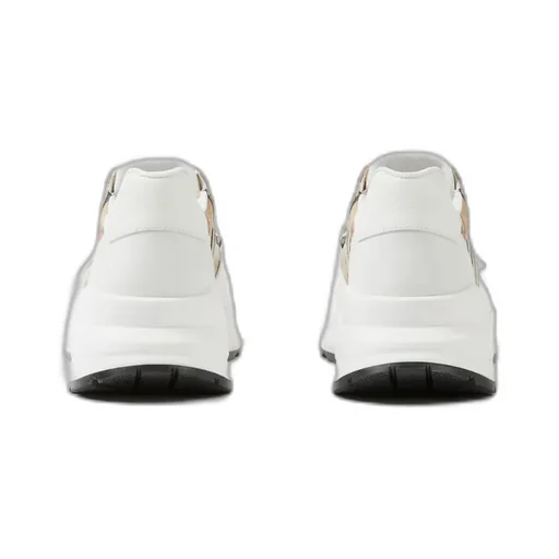 Vintage Check-Pattern Sneakers