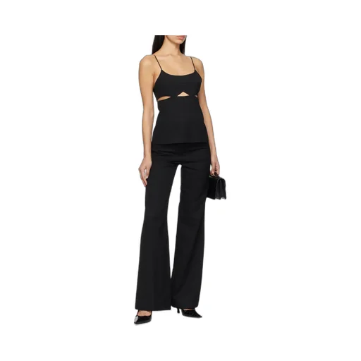 Victoria Beckham Alina High Waist Tailored Trousers