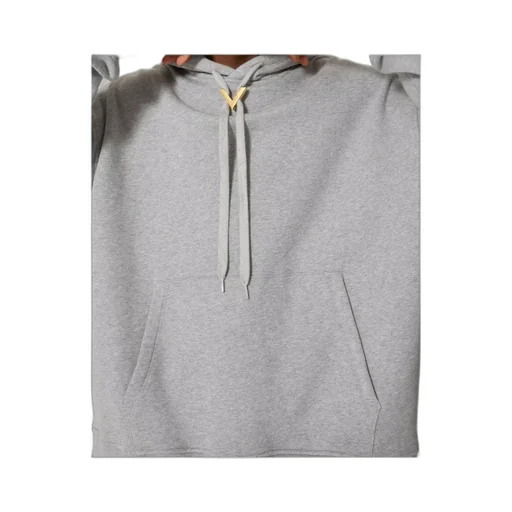 Valentino Logo Plaque Drawstring Hoodie