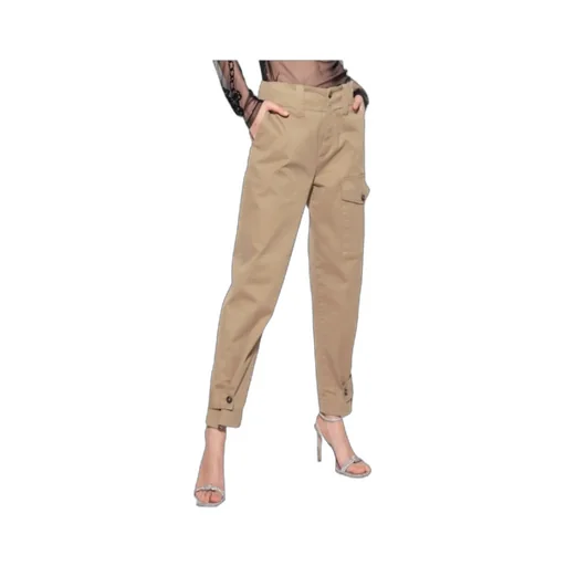 Straight-Leg Cropped Trousers