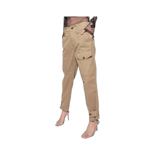 Straight-Leg Cropped Trousers