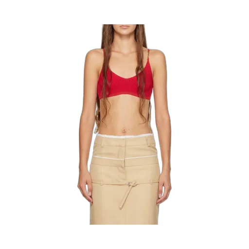 Jacquemus Le Bandeau Pralu Knitted Bra