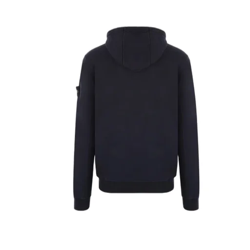Stone Island Logo Patch Zipped Hoodie