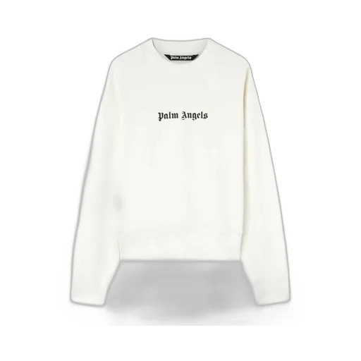 Palm Angels Logo-Printed Crewneck Sweatshirt