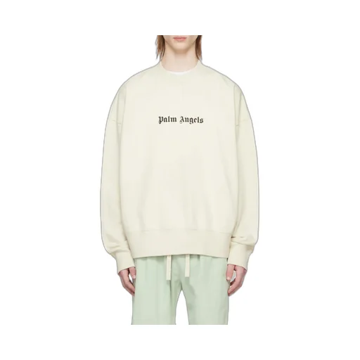 Palm Angels Logo-Printed Crewneck Sweatshirt