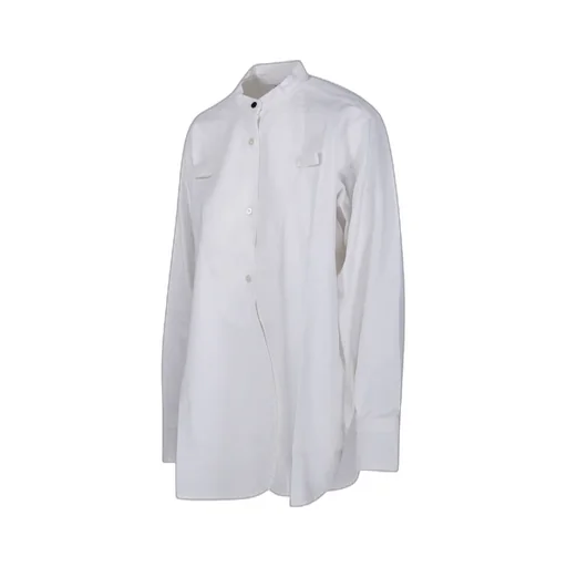 Round-Necked Button Shirt