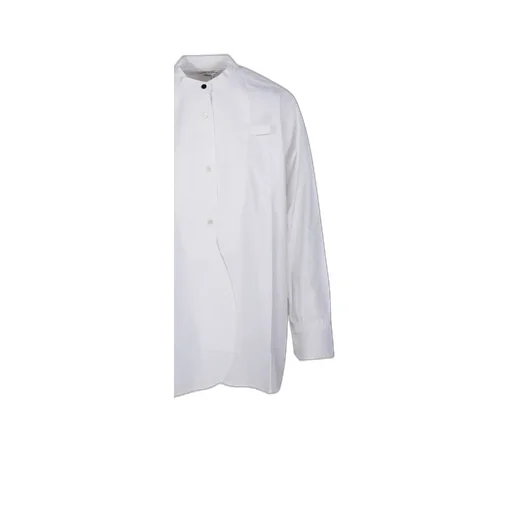 Round-Necked Button Shirt