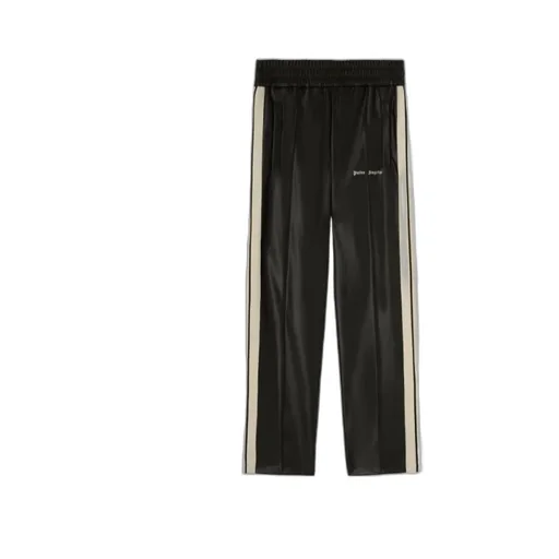 Palm Angels Logo Embroidered Side Stripe Detailed Track Pants