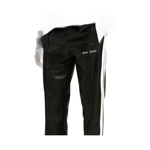 Palm Angels Logo Embroidered Side Stripe Detailed Track Pants