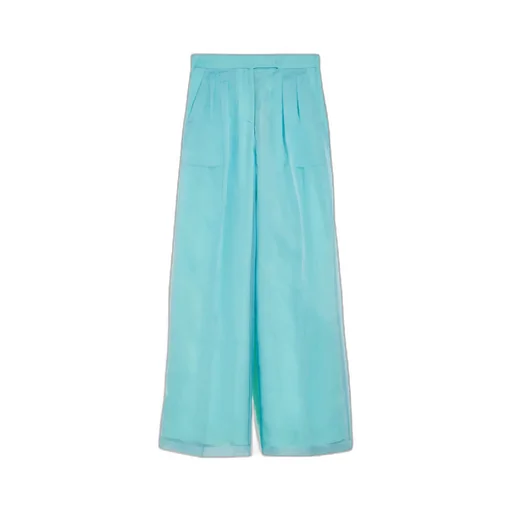 Max Mara Pianoforte High Waisted Straight-Leg Pants