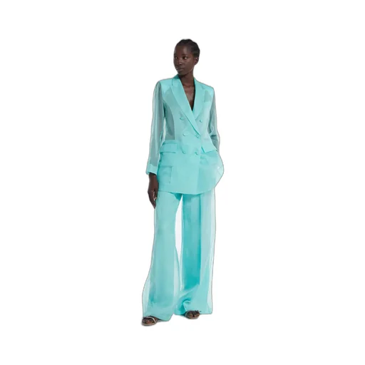 Max Mara Pianoforte High Waisted Straight-Leg Pants