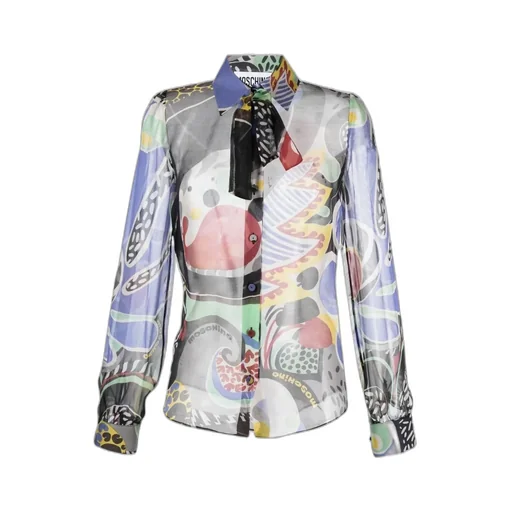 Transparent-Design Graphic-Print Shirt