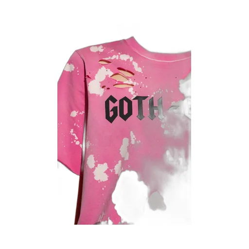 Dsquared2 Lace Hem Distressed T-Shirt