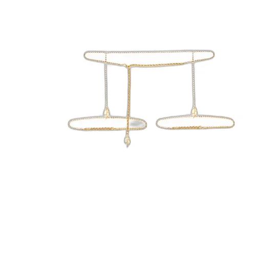 Logo-Charm Suspender Belt