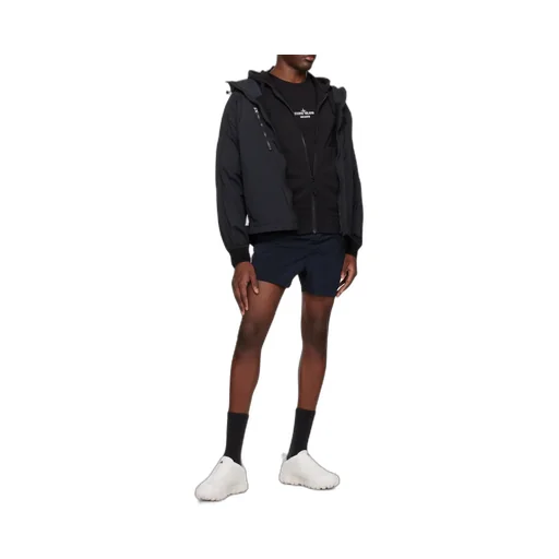 Stone Island Logo Patch Mid-Rise Swim Shorts