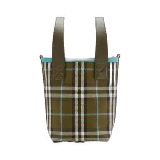 Burberry Check Printed Bucket Bag