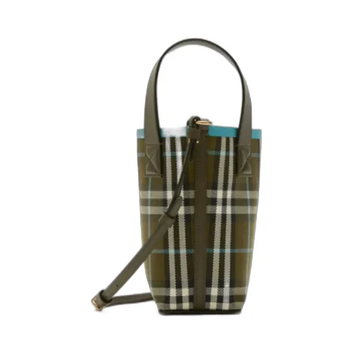 Burberry Check Printed Bucket Bag