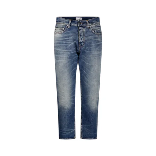 Logo-Appliqué Slim-Fit Jeans