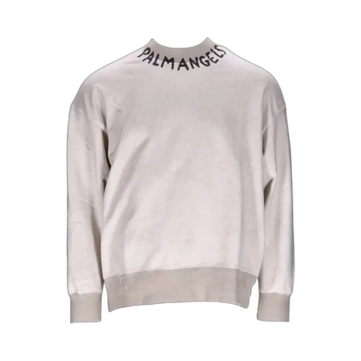 Palm Angels Logo Printed Crewneck Sweatshirt