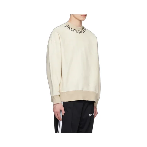 Palm Angels Logo Printed Crewneck Sweatshirt