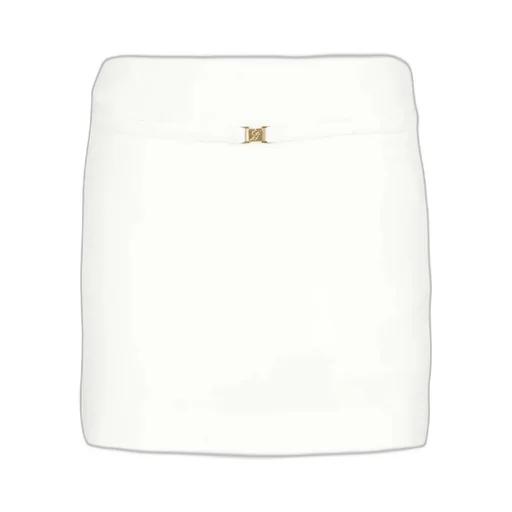 Blumarine Mid-Rise Buckle-Fastened Belted Skirt