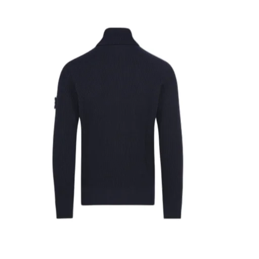 Stone Island Compass Patch Roll-Neck Knitted Jumper