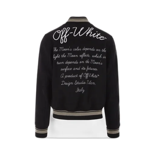 Off-White Logo Detailed Bomber Jacket