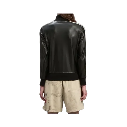 Palm Angels Logo Embroidered High Neck Jacket